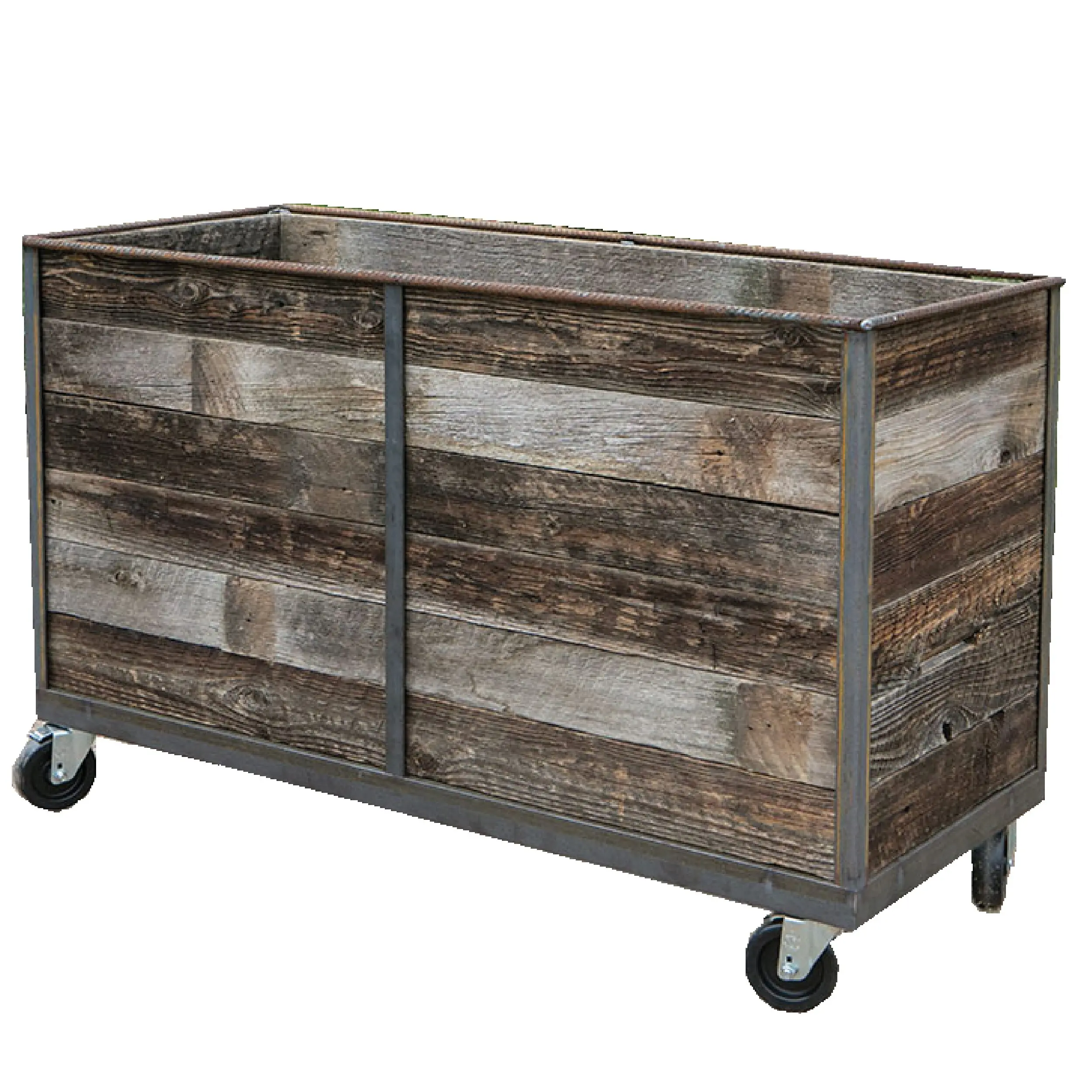 Combination Industrial Cafe Planter Combination Industrial Cafe Planter, Wooden Cafe Planter. Restaurant Planter, Bespoke Cafe Planters, Planter on Wheels, Custom Made Planter, Commercial Planters, Hospitality Planters, Planters for Cafes
