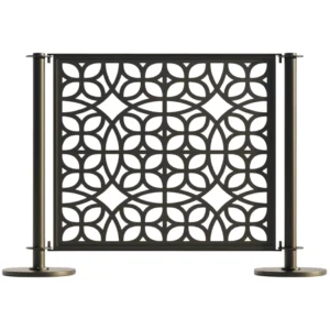 Laser Cut Metal Cafe Panels, Bespoke Cafe Panels, Alfresco Cafe Panels, Laser Cut Metal Panels, Restaurant Panels, Commercial Cafe Panels, Custom Made Laser Cut Metal Panels