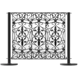 Wrought Iron Café Panels, Cafe Barrier Posts, Metal Design Panels, Outdoor Cafe Panels, Bespoke Cafe Panels, Restaurant Cafe Panels, Custom Design Cafe Panels, Commercial Cafe Panels, Cafe Barrier System, Cafe Windbreaks, Barrier Stanchions