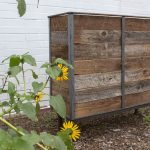 Combination Commercial Planter Design Options Made From Metal & Wood