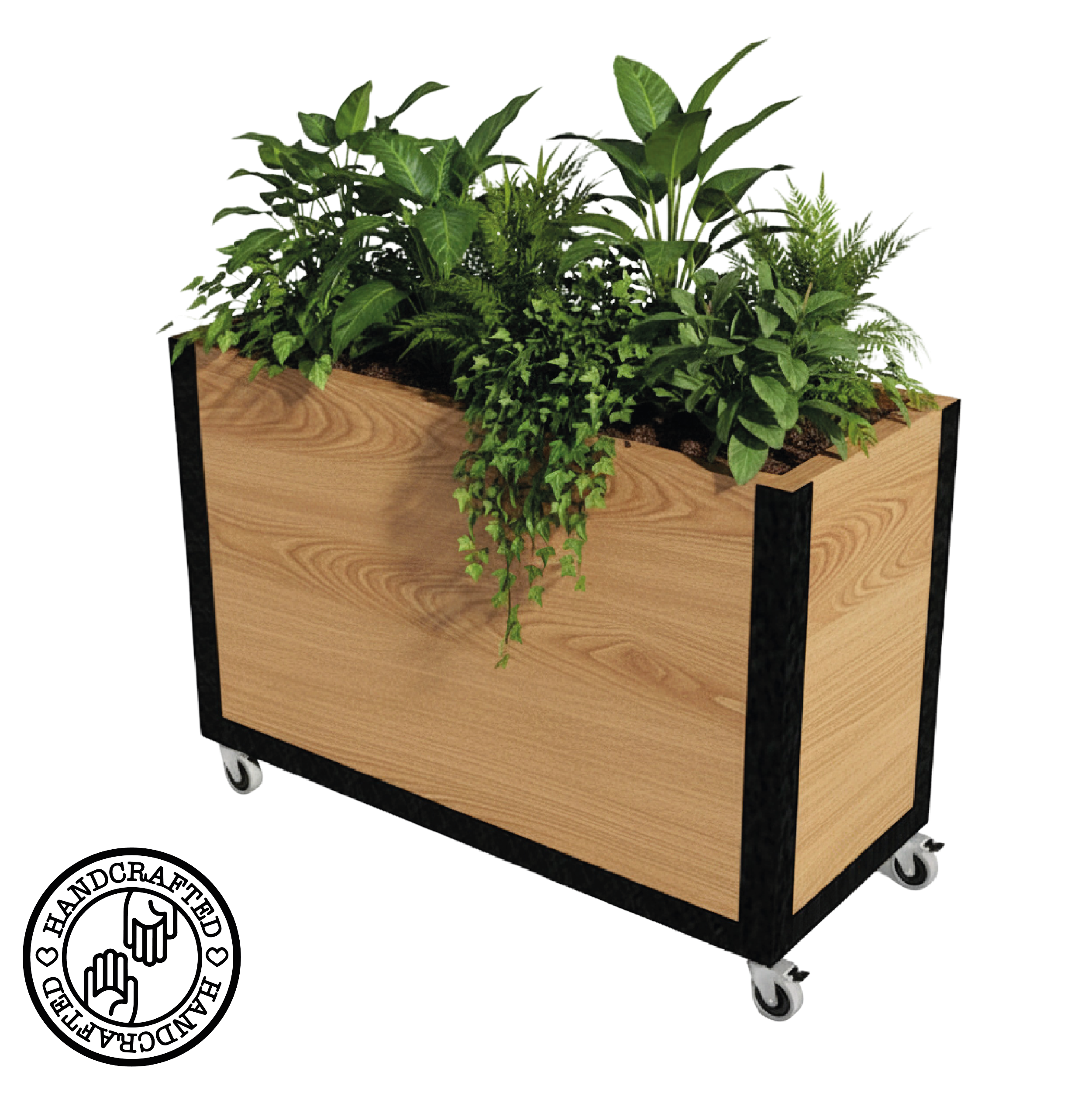 Baylis Industrial Cafe Planter Baylis Industrial Cafe Planter, Bespoke Planters, Commercial Planters, Wooden Planters, Metal Planters, Planters with a Screen, Moveable Planters, Planter on Wheels, Cafe Planter, Custom Made Cafe Planters, Restaurant Planters