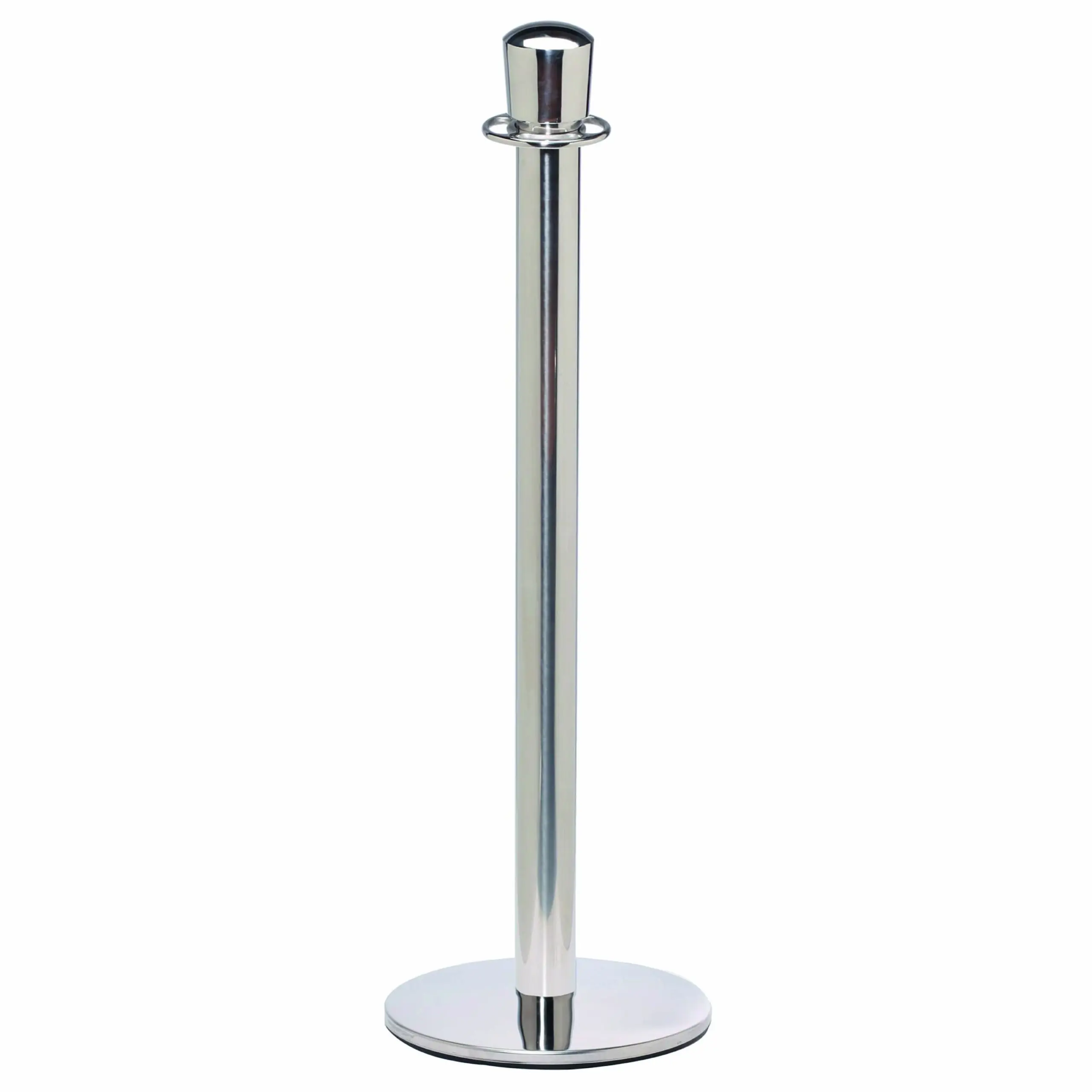 Traditional Crown - Polished Stainless Steel Traditional Crown Rope Barrier Post in Polished Stainless Steel, Rope Barriers, Traditional Barrier Posts, Metal Stanchions, Rope Stanchions, Stainless Uprights for Rope, Stainless Rope Barrier, Crown Top Rope Post, Queueing Barriers, Queueing Systems