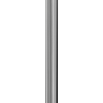 Leader Flat Rope Barrier Post in Satin Stainless