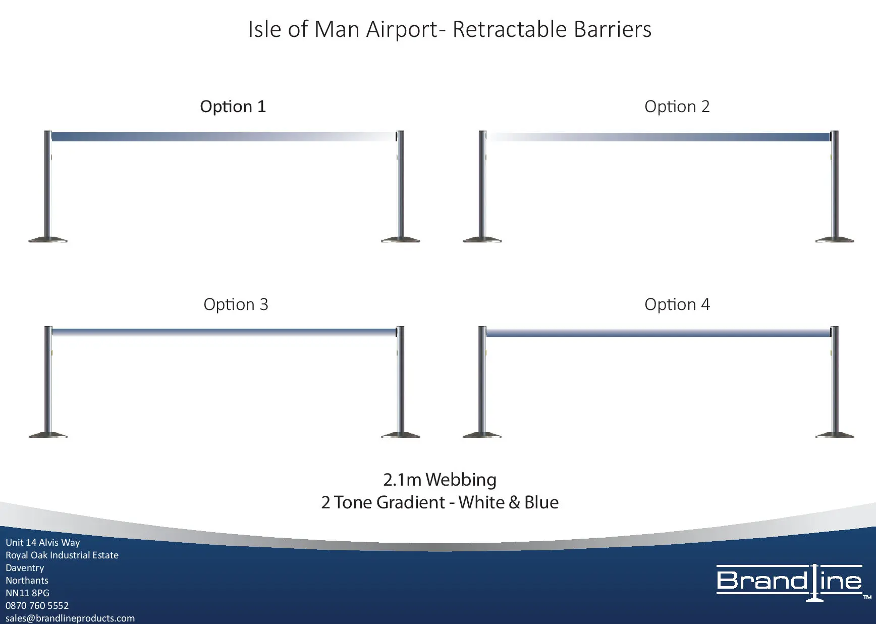 Retractable Barriers - Custom Tape