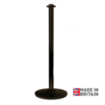 Bronze Effect Cafe Barrier Post, Bronze Finish Cafe Barrier Post, Bronze Anodised Cafe Barrier Post, Metallic finish Café Barrier Posts, Metal finish Café Barrier Posts, Bronze Café Barriers, Heavy Duty Café Barrier Post, Cafe Windbreak