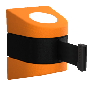 Midi Retractable Wall Mount in Orange with Black Tape