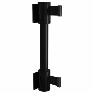 Twin Wall Mounted Retractable Barrier, Belt Barrier, Retractable Belt Barriers, Double Belt Barriers, Wall Mounted Belt Barrier, Warehouse Barriers