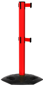 WeatherMaster Twin Retractable in Red with Red Tape