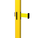 RollerSafety Twin Retractable Barrier in Yellow with Yellow Tape