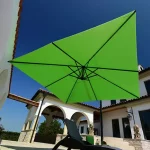 Amalfi Caravita Commercial Giant Umbrella in Lime Green