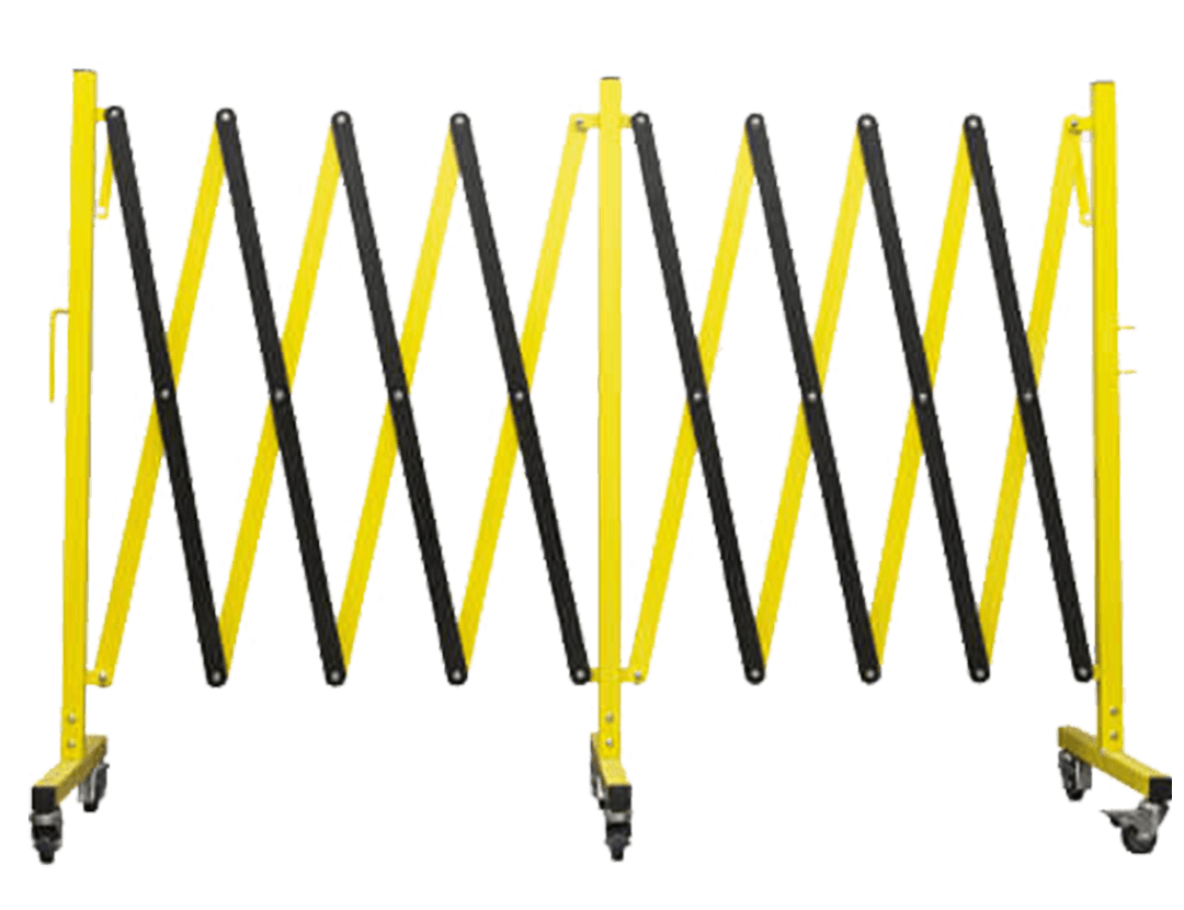Expanding Barricade in Black & Yellow Expanding Barricade in Black & Yellow