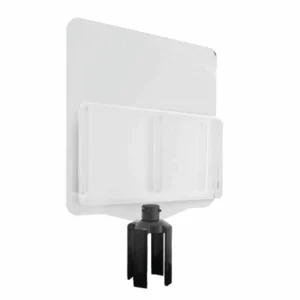 Literature Holder, Plastic Literature Holder for Retractable Belt Barriers, Accessories for Retractables, Queueing Accessories, Queue Belt Barrier Literature Stand
