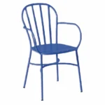 Navy Blue Biarritz Armchair for Indoor & Outdoor Use, Stacking Armchair, Commercial Furniture, Hospitality Furniture