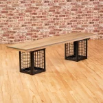 Gabion Dining Bench, Suitable for Indoor Use Only