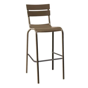 Grey Kerridge Stackable Bar Stool for Indoor & Outdoor Use, Stacking Bar Stool, Commercial Furniture, Hospitality Furniture