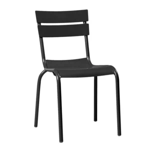 Black Kerridge Stackable Chair for Indoor and Outdoor Use, Stacking Chair, Commercial Furniture, Hospitality Furniture