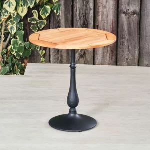 Thetford Round Pedestal Table with Round Base. Suitable for Indoor & Outdoor Use.