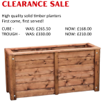 Wooden Wentwood Cafe Planter Offer!