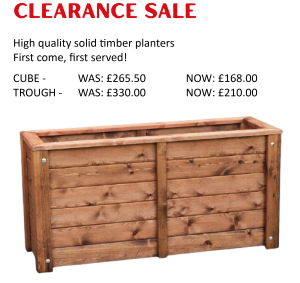 Wooden Wentwood Cafe Planter Offer! Commercial Cafe Planters, Hospitality Planters, Planters for Cafes