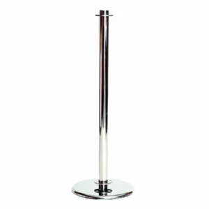 Medio Cafe Barrier Post, Cafe Barriers, Cafe Posts, Silver Cafe Posts, Cafe Uprights, Outdoor Posts, Barrier Posts, Restaurant Cafe Posts, Commercial Cafe Barriers