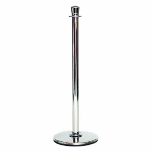 Primo Cafe Barrier Post, Cafe Barriers, Cafe Posts, Silver Cafe Posts, Cafe Uprights, Outdoor Posts, Barrier Posts, Restaurant Cafe Posts, Commercial Cafe Barriers