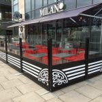 Solano Terrace Screen for Pizza Express