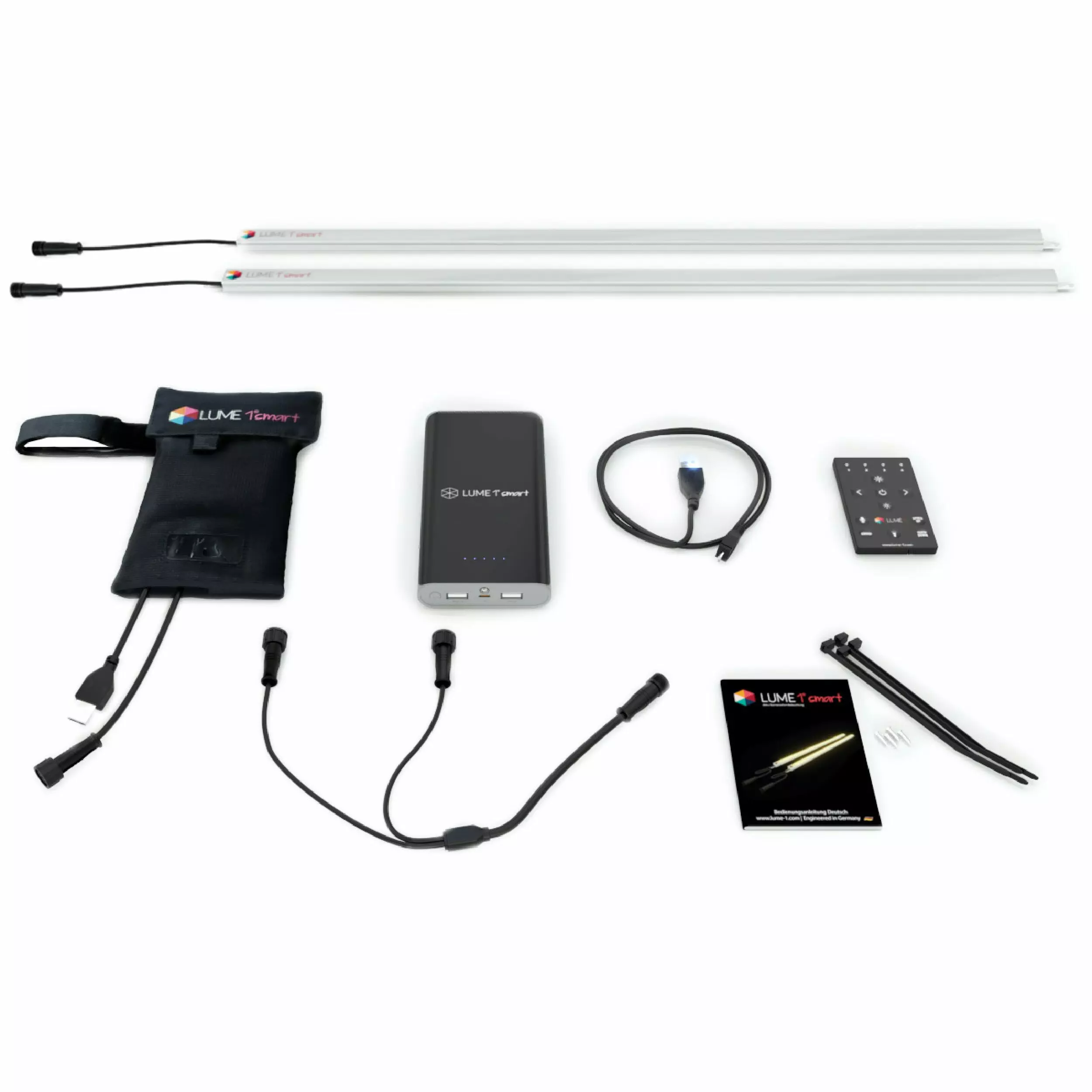 Lume Smart Parasol Lighting - Kit Lume Smart Parasol Lighting Kit - What is Included