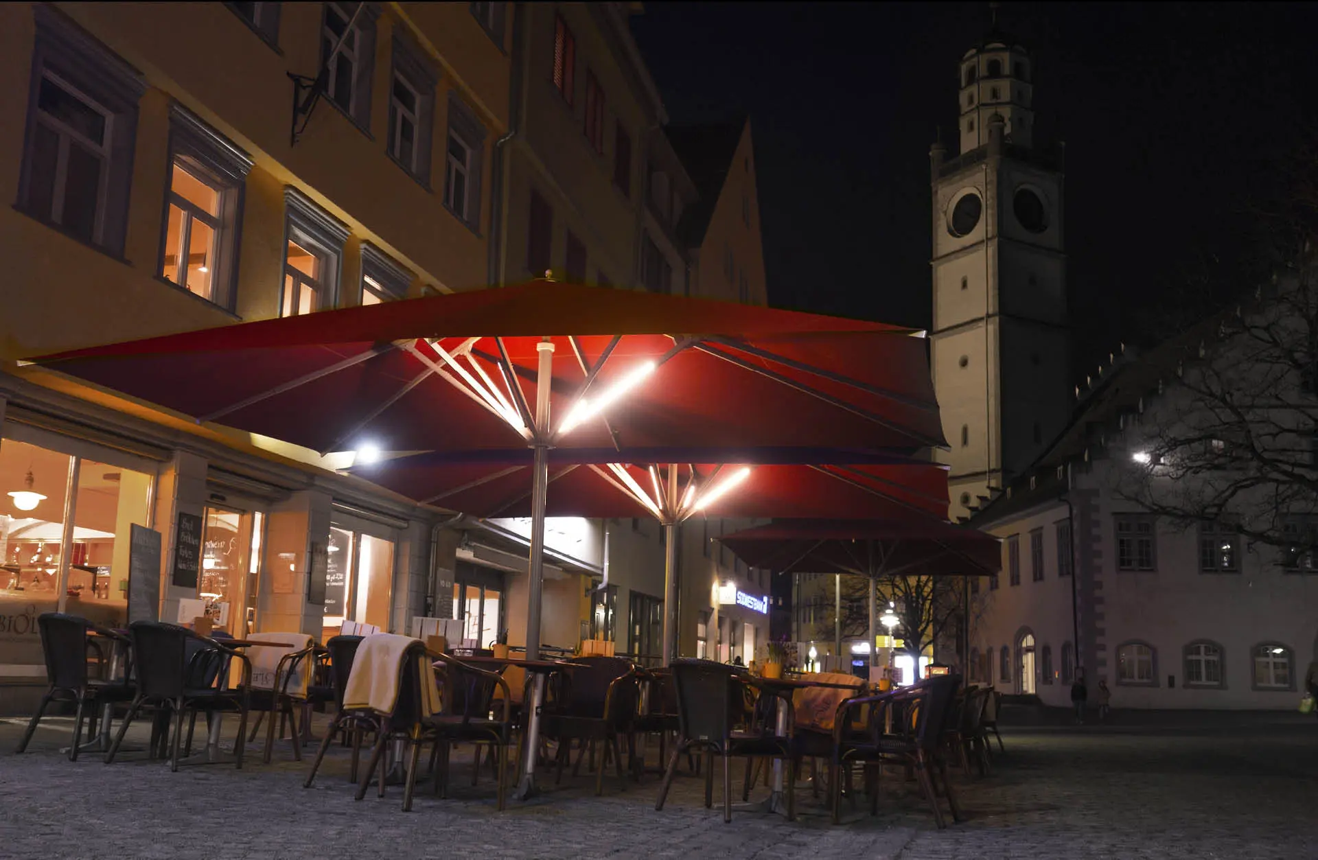 Lume Lighting for Parasols Lume Smart Parasol Lighting Kit, Parasol Lighting, Umbrella Lighting, Lighting Kit for Parasols, Commercial Giant Umbrella Lighting Kit