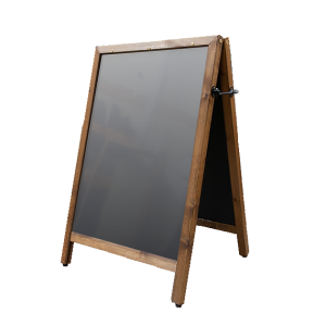 Poster Holder Chalkboard A Frame, Commercial Use, Chalkboard A-Frames, Wooden Chalkboard