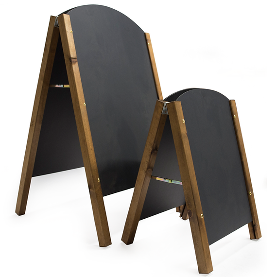 Rounded Top Chalkboard A-Frame - Different Sizes Available! Rounded Top Chalkboard A-Frame - Different Sizes Available! Commercial Use, Chalkboard A-Frames, Wooden Chalkboard