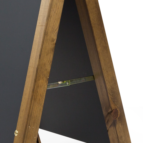 Rounded Top Chalkboard A-Frame Close up of Fastening Rounded Top Chalkboard A-Frame Close up of Fastening, Commercial Use, Chalkboard A-Frames, Wooden Chalkboard
