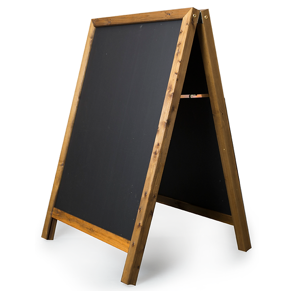 Economy Chalkboard A-Frame Chalkboard, A-Frame, Wooden Chalkboard, Chalk A-Frame, Commercial Chalkboards, Pub Chalkboards, Indoor & Outdoor Chalkboards, Signage