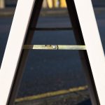 Square Frame Chalkboard A-Frame - Close Up of Fastening