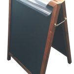 Poster Holder Chalkboard A Frame - with Poster Holder Open