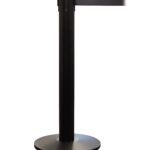 QueuePro 400, QueuePro 400 Retractable Queue Barrier, QueuePro 400 Retracting Queue Stanchion, QueuePro 400 Retractable Queue Post, Queue Belt Barriers, Black QueuePro Retractable Belt Barrier