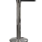 QueuePro 400, QueuePro 400 Retractable Queue Barrier, QueuePro 400 Retracting Queue Stanchion, QueuePro 400 Retractable Queue Post, Queue Belt Barriers, Polished Stainless Steel Queue Belt Barrier