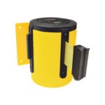 WallMaster Wall Mounted Retractable Barrier, Yellow WallMaster Wall Mounted Retractable Barrier,Yellow Wall Mount, Wall Mount, Warehouse Mounted Tape Barrier