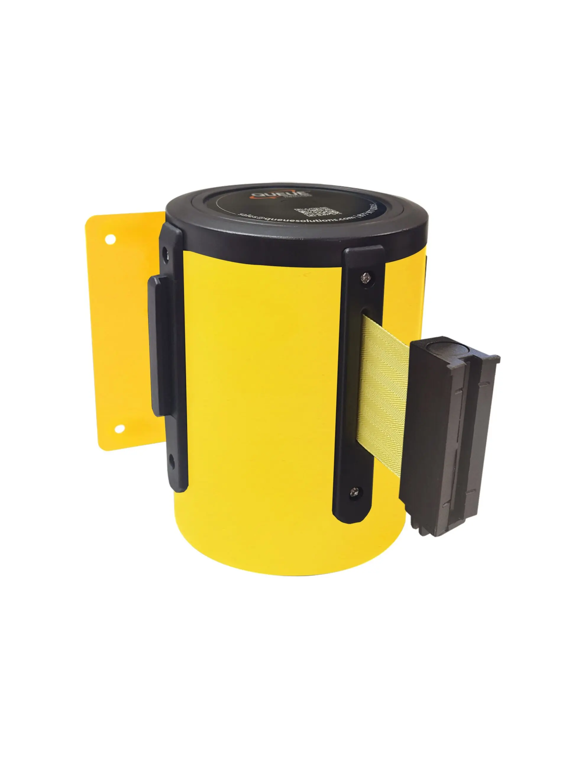 Yellow WallMaster Wall Mounted Retractable Barrier WallMaster Wall Mounted Retractable Barrier, Yellow WallMaster Wall Mounted Retractable Barrier,Yellow Wall Mount, Wall Mount, Warehouse Mounted Tape Barrier