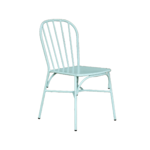 Furness Stackable Chair in Blue, Commercial Furniture, Restaurant Furniture, Hospitality Furniture, Outdoor Furniture, Indoor Furniture, Metal Armchair