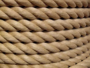 Polyhemp Rope (brought by the metre) for the Feedthrough Rope Barrier Post, Barrier Rope, Wooden Barriers