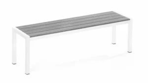 Murano Backless Bench, Indoor & Outdoor Furniture, Benches, Restaurant Furniture, Commercial Furniture, Hospitality Furniture, Outdoor Benches, Pub Furniture, Metal Furniture, Wood Effect Bench
