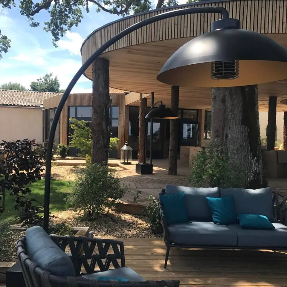 Free Standing Dome Patio Heater Close Up Dome Patio Heater Close Up in Black, Free Standing Patio Heaters, Dome Patio Heater, Patio Heaters, Infrared Heaters, Restaurant Heaters, Commercial Use Patio Heaters, Dome Heater, Dome Patio Heater, Outdoor Patio Heaters, Outdoor Heaters, Modern Patio Heater