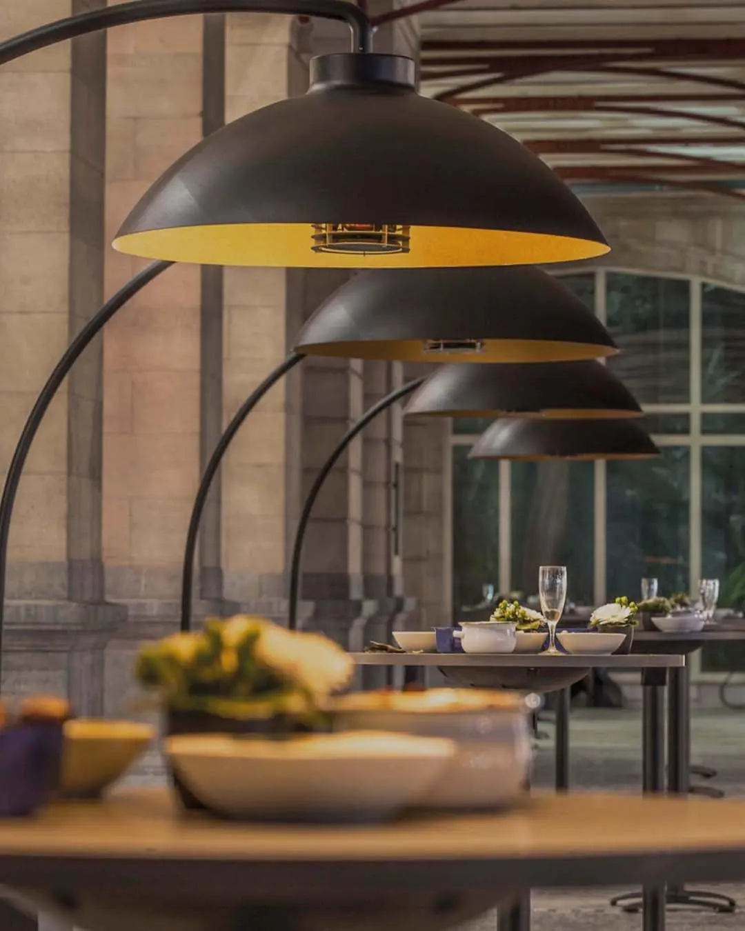 Summer Never Ends with the Free Standing Cupola Patio Heater