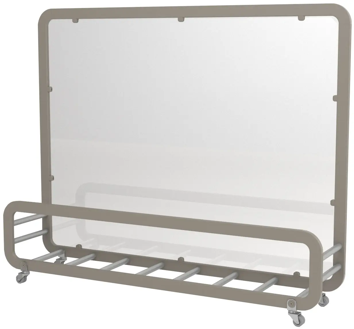 Maxi Taupe - Methacrylate Siena Maxi Industrial Café Planter in Taupe with Methacrylate Screens, Cafe Planters, Restaurant Planters, Industrial Cafe Planters, Cafe Screens, Outdoor Cafe Planters, Bespoke Planters, Planters with Screens, Commercial Planters, Commercial Cafe Planters, Hospitality Cafe Planters