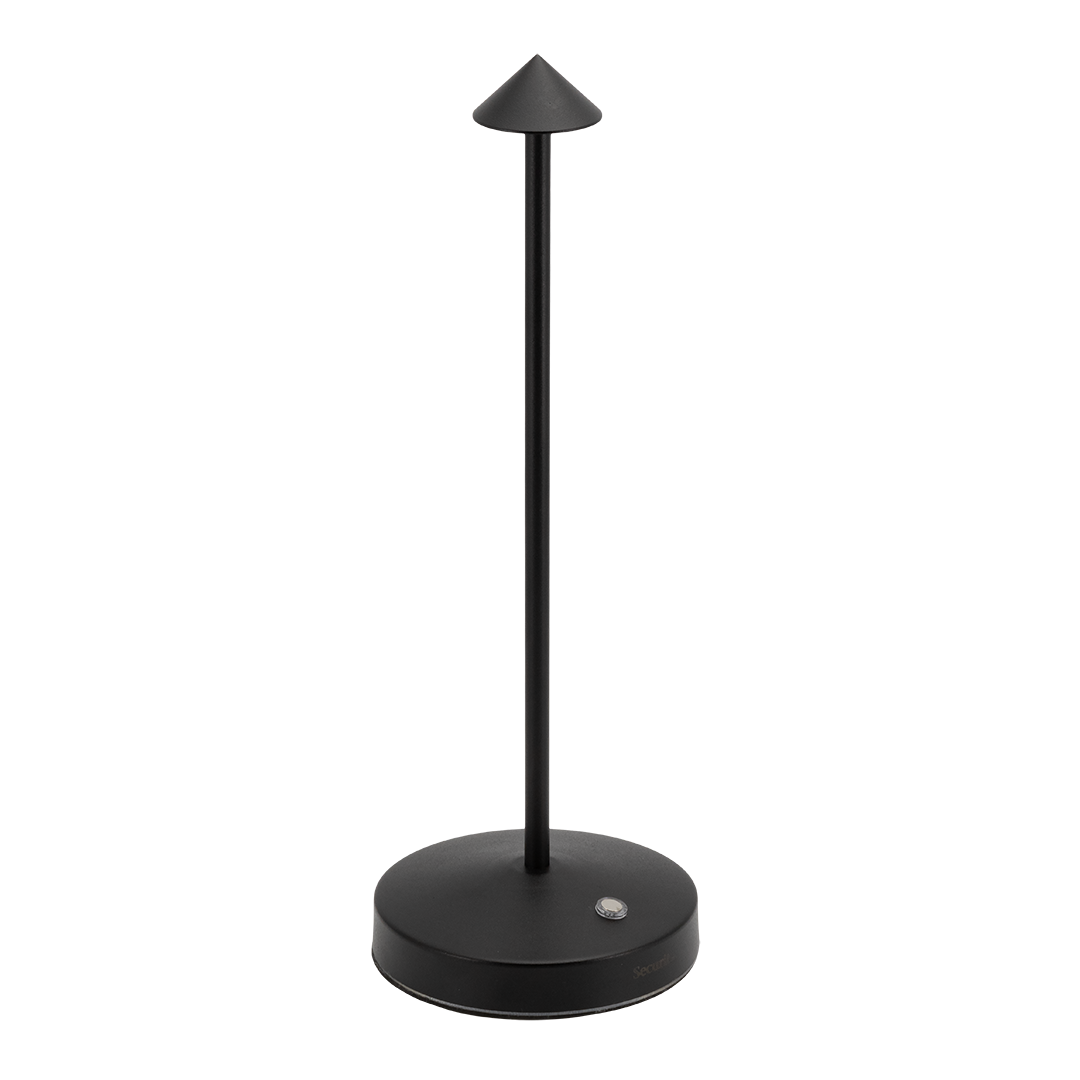 Black Lina LED Rechargeable Table Lamp Lina LED Rechargeable Table Lamp, Table Lighting, Restaurant Lighting, Lighting for Table at Restaurant, Commercial Table Lighting, Hospitality Lighting, Rechargeable Table Lamps, LED Lighting, Outdoor Table Lamps, Indoor Table Lighting, Cafe Lighting, Table Lamps for Cafes