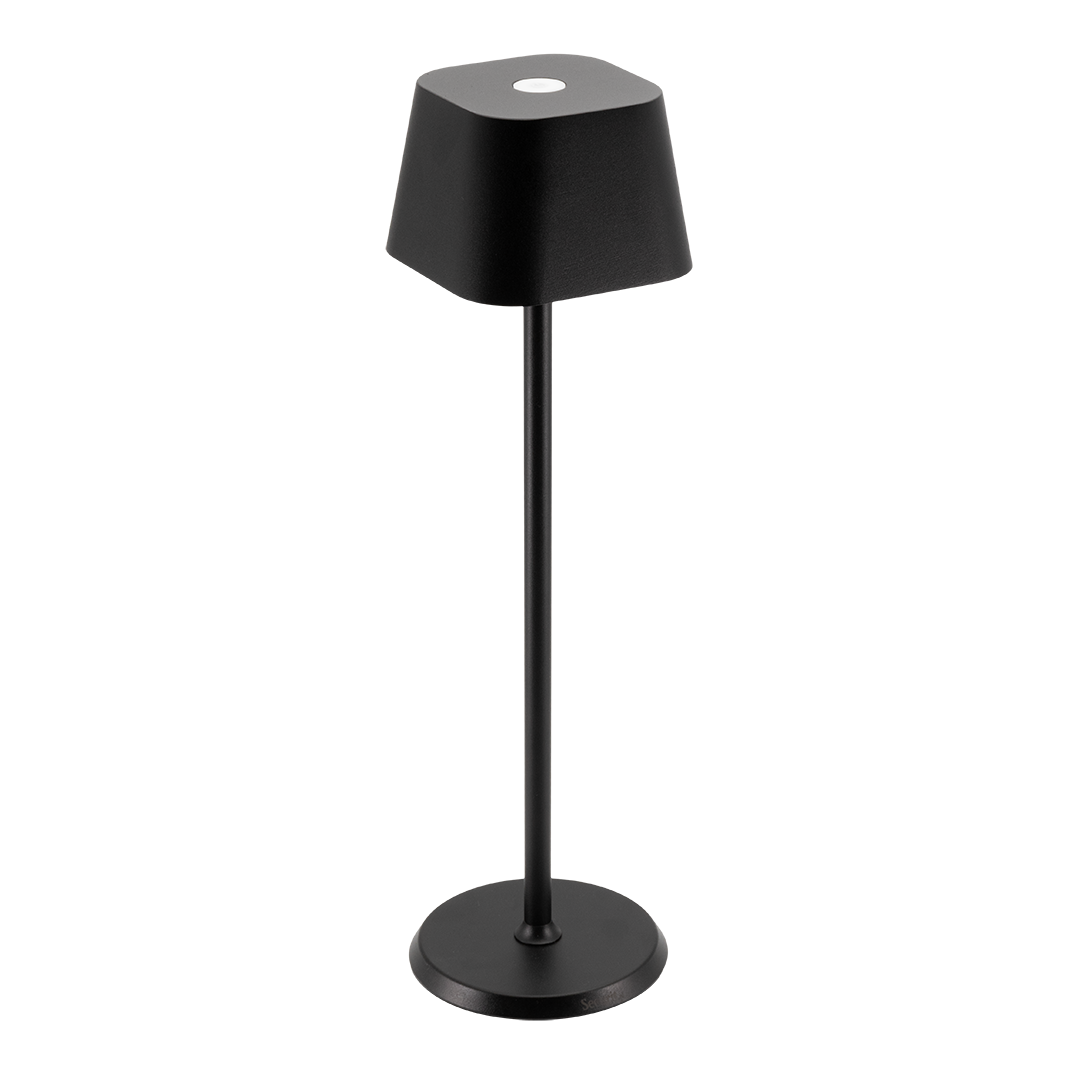 Gigi LED Rechargeable Table Lamp in Black - Product Image Gigi LED Rechargeable Table Lamp in Black - Product Image, Table Lighting, Restaurant Lighting, Lighting for Table at Restaurant, Commercial Table Lighting, Hospitality Lighting, Rechargeable Table Lamps, LED Lighting, Outdoor Table Lamps, Indoor Table Lighting, Cafe Lighting, Table Lamps for Cafes