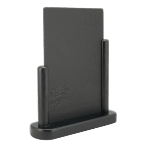 Flat Top Table Board in Black, Table Chalkboard, Freestanding Table Board, Wooden Table Board, Double Sided Table Chalkboard, Table Top Accessory, Advertising Boards, Restaurant Signage, Cafe Signage