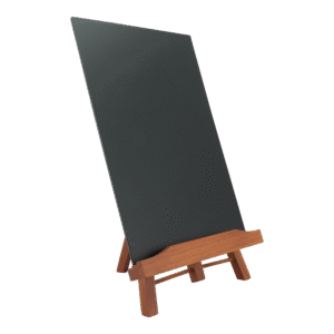Junior Table Board in Mahogany - Product Image, Table Chalkboard, Freestanding Table Board, Wooden Table Board, Double Sided Table Chalkboard, Table Top Accessory, Advertising Boards, Restaurant Signage, Cafe Signage, Menu Boards, Menu Signage