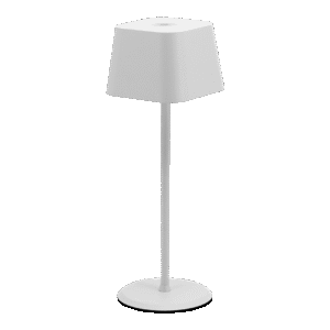 Valletta Rechargeable Table Lamp in White - Product Image, Table Lighting, Restaurant Lighting, Lighting for Table at Restaurant, Commercial Table Lighting, Hospitality Lighting, Rechargeable Table Lamps, LED Lighting, Outdoor Table Lamps, Indoor Table Lighting, Cafe Lighting, Table Lamps for Cafes