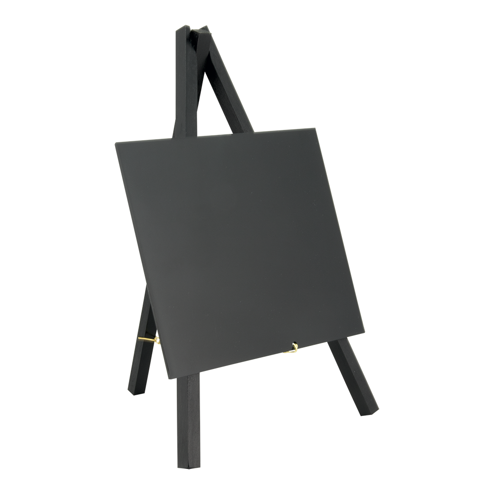 Mini Easel Table Board in Black - Product Image Mini Easel Table Board in Black - Product Image, Table Chalkboard, Freestanding Table Board, Wooden Table Board, Double Sided Table Chalkboard, Table Top Accessory, Advertising Boards, Restaurant Signage, Cafe Signage, Menu Boards, Menu Signage
